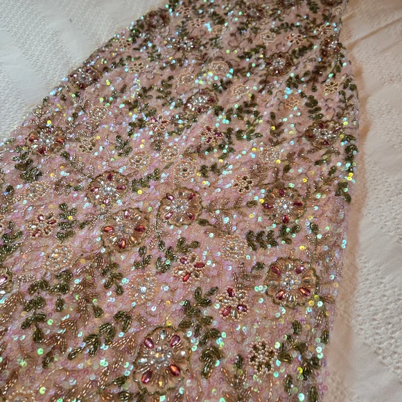 Mac Duggal Floral Embellished Maxi Dress - Picture 5 of 9